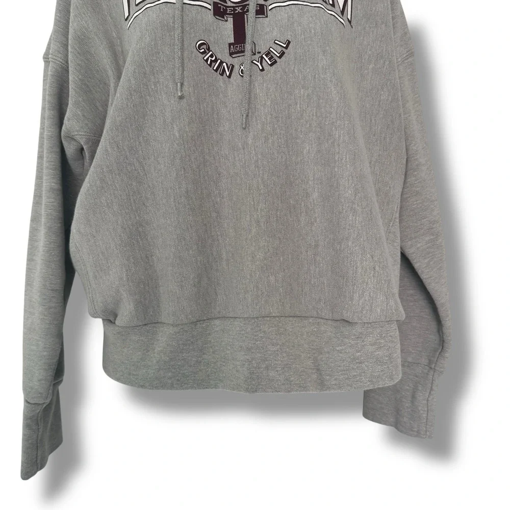 Vintage Texas A&M Champion Reverse Weave sweatshirt size XL Hoodie 90s College - Picture 3 of 7